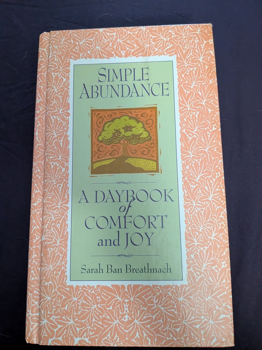Simple Abundance A Daybook of Comfort and Joy Sarah Ban Breathnach Hardcover EUC